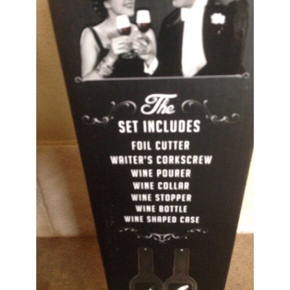 THE ORIGINAL 6 Piece Premium Wine Opener Set Wine Accessories Tool Kit - Picture 10 of 10